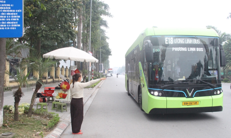  Phát huy hiệu quả tuyến xe buýt điện Vũ Ninh - Bắc Giang