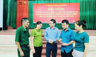  Xã Sơn Động: Xây dựng nông thôn mới gắn với chuyển đổi số