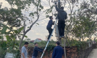 Mô hình camera an ninh - sáng kiến ở xóm Nội Cả