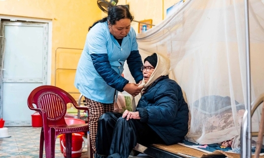 Xuân ấm tình người ở trại phong Quả Cảm