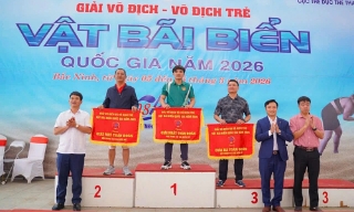 Vật bãi biển - mũi nhọn mới của thể thao Bắc Ninh
