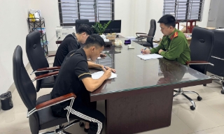 Công an phường Mão Điền tạm giữ hình sự 2 đối tượng đánh bạc trên không gian mạng