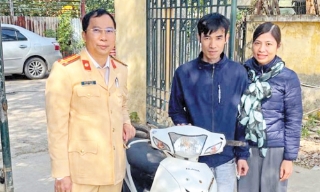 Tìm lại tài sản cho người dân từ dấu vết xe vi phạm