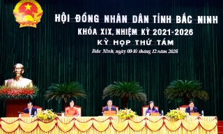 Hôm nay (27/3), diễn ra kỳ họp thứ Nhất, HĐND tỉnh Bắc Ninh khóa XX