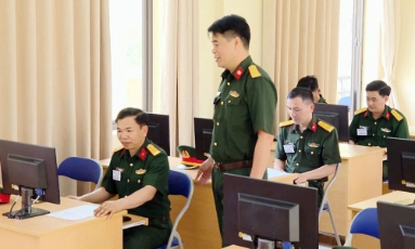  Xây dựng nhà trường quân đội chính quy, thông minh, hiện đại
