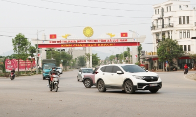  Xã Lục Nam: Hoàn thiện quy hoạch, nâng cao tiêu chí đô thị