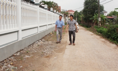  Cải tạo đường vào làng nghề Châu Sơn