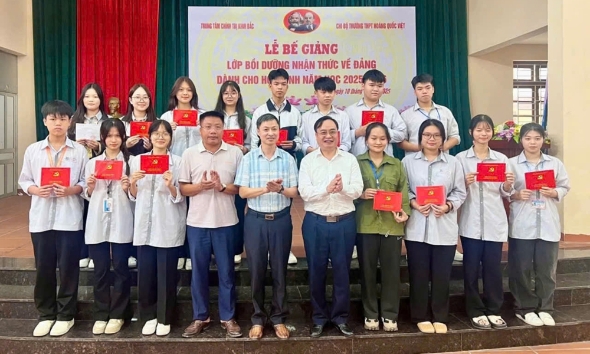 Vũ Ninh chú trọng tạo nguồn, nâng cao chất lượng đảng viên mới