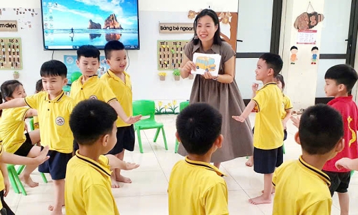 Xu hướng cho trẻ mầm non làm quen với tiếng Anh