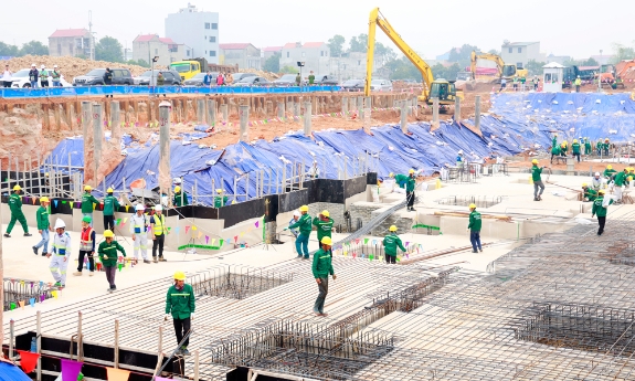  Xây dựng Cảng hàng không quốc tế Gia Bình: Bảo đảm nguồn cung đất san lấp