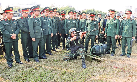 Lực lượng vũ trang Bắc Ninh nâng chất huấn luyện, giữ vững thế trận lòng dân