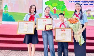 Hai học sinh Bắc Ninh đoạt giải cuộc thi sưu tập tem 