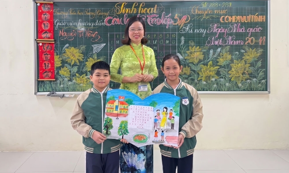 Cô giáo Nguyễn Thị Hồng: Tích cực phát huy khả năng sáng tạo của học sinh 