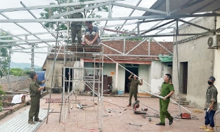 Công an xã Cẩm Lý: Gần dân, góp sức xây dựng nông thôn mới nâng cao