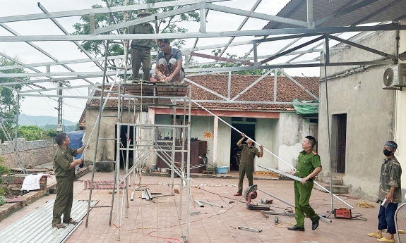 Công an xã Cẩm Lý: Gần dân, góp sức xây dựng nông thôn mới nâng cao
