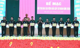 Thượng úy Vũ Minh Thành - báo cáo viên giỏi của Sư đoàn 3