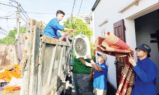 Hơn 2 nghìn đoàn viên, thanh niên hỗ trợ người dân di dời tài sản phục vụ Dự án sân bay quốc tế Gia Bình