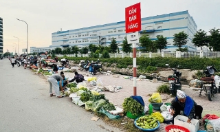 Dẹp "chợ cóc” ven khu công nghiệp: Cần giải pháp căn cơ