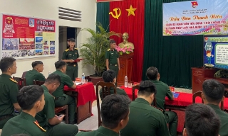 Đoàn viên thanh niên Lữ đoàn 409 nói không với vi phạm pháp luật, kỷ luật quân đội