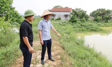 Gia cố bờ bao, lồng bè, giảm thiệt hại thủy sản do mưa bão