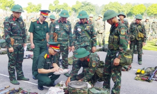 Sư đoàn 3 kiểm tra công tác chuẩn bị bắn chiến đấu 