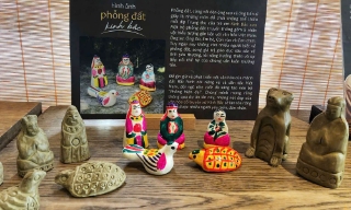 Còn đây phỗng đất làng Hồ