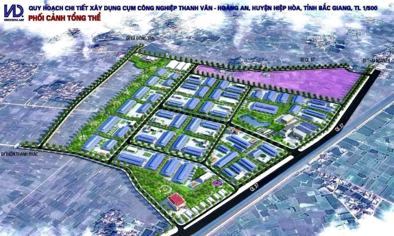 Bắc Ninh: Đầu tư hơn 654 tỷ đồng thành lập Cụm công nghiệp Thanh Vân - Hoàng An 
