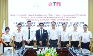 Trường Cao đẳng kỹ thuật công nghiệp hợp tác đào tạo về công nghệ ô tô