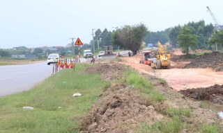 Bắc Ninh tăng cường bảo đảm an toàn giao thông trên tuyến đường tỉnh 293 trong quá trình thi công