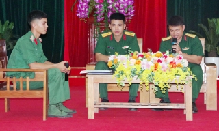 Diễn đàn “Nói không với vi phạm pháp luật, kỷ luật” của cán bộ, chiến sĩ Trường bắn Quốc gia khu vực 1 