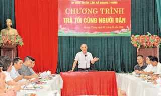 Lấy sự hài lòng của người dân làm thước đo