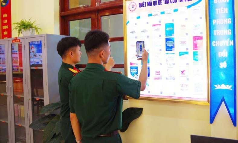  Hiệu quả từ các mô hình trang bị kỹ năng số cho bộ đội