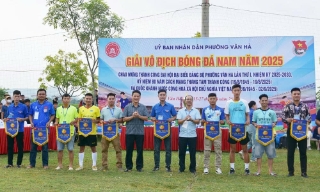 Bắc Ninh: Gần 200 vận động viên tham dự Giải Vô địch bóng đá nam phường Vân Hà