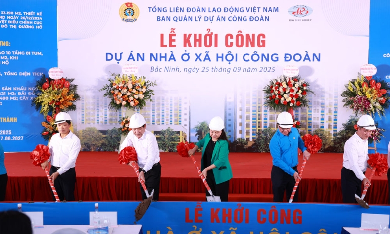   Bắc Ninh: Khởi công dự án nhà ở xã hội công đoàn