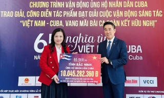Hội Chữ thập đỏ tỉnh Bắc Ninh tiếp nhận hơn 10 tỷ đồng ủng hộ Nhân dân Cuba