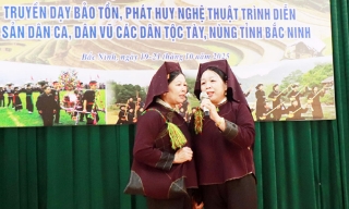 Nâng cao năng lực bảo tồn, phát huy dân ca, dân vũ các dân tộc Tày, Nùng