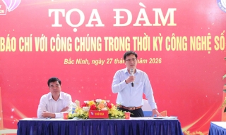 Bắc Ninh: Tọa đàm "Báo chí với công chúng trong thời kỳ công nghệ số"