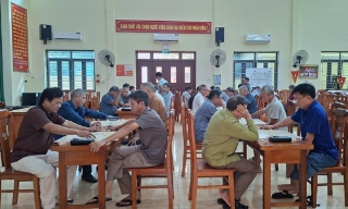 Hơn 30 kỳ thủ tranh tài tại Giải cờ tướng Hội Lão kỳ thủ Lạng Thương mở rộng
