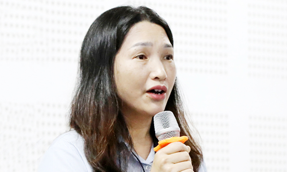 Chị Hoàng Thị Thu - Nữ chủ tịch công đoàn sâu sát cơ sở