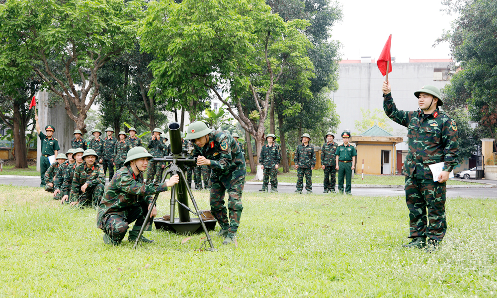 Xây dựng lực lượng dự bị động viên chất lượng cao