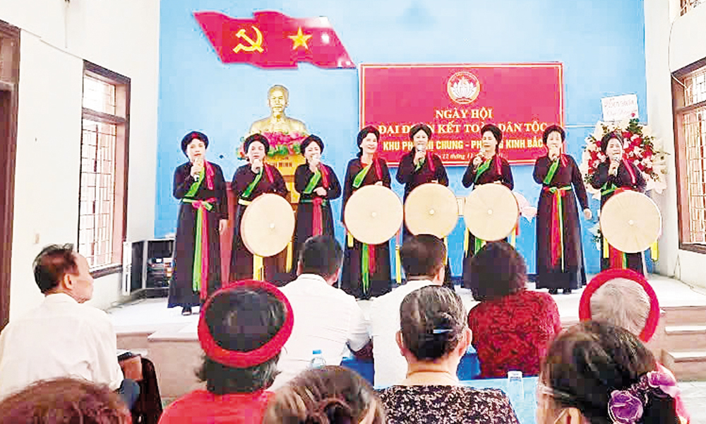  Khu phố Thị Chung phát huy nét đẹp văn hóa quan họ