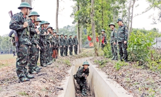 Lực lượng vũ trang tỉnh: Thi đua huấn luyện giỏi, rèn nghiêm