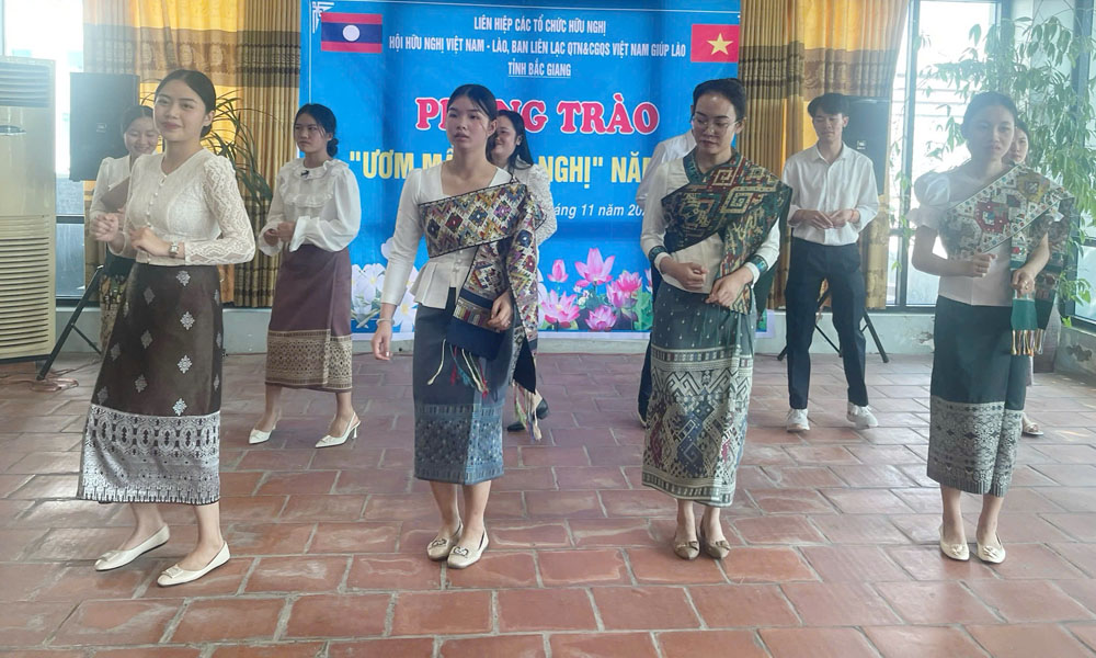 Bắc Giang tổ chức chương trình "Ươm mầm hữu nghị"  Việt Nam- Lào