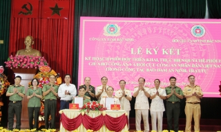 Bắc Ninh: Công an tỉnh và Hội Cựu Công an nhân dân tăng cường phối hợp bảo đảm an ninh, trật tự 