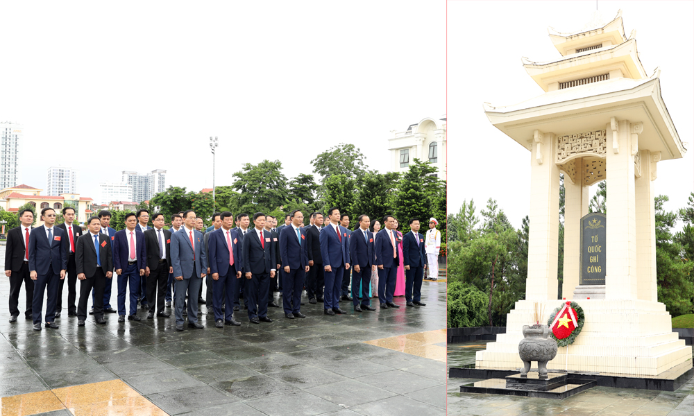  Đoàn đại biểu Đảng bộ UBND tỉnh Bắc Ninh dâng hương tưởng niệm các Anh hùng liệt sĩ