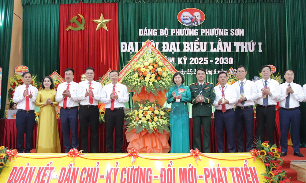  Xây dựng phường Phượng Sơn trở thành đô thị xanh, văn minh, phát triển bền vững