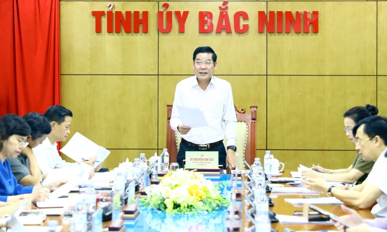  Ban Chấp hành Đảng bộ tỉnh Bắc Ninh cho ý kiến vào dự thảo văn kiện và công tác chuẩn bị Đại hội Đảng bộ tỉnh