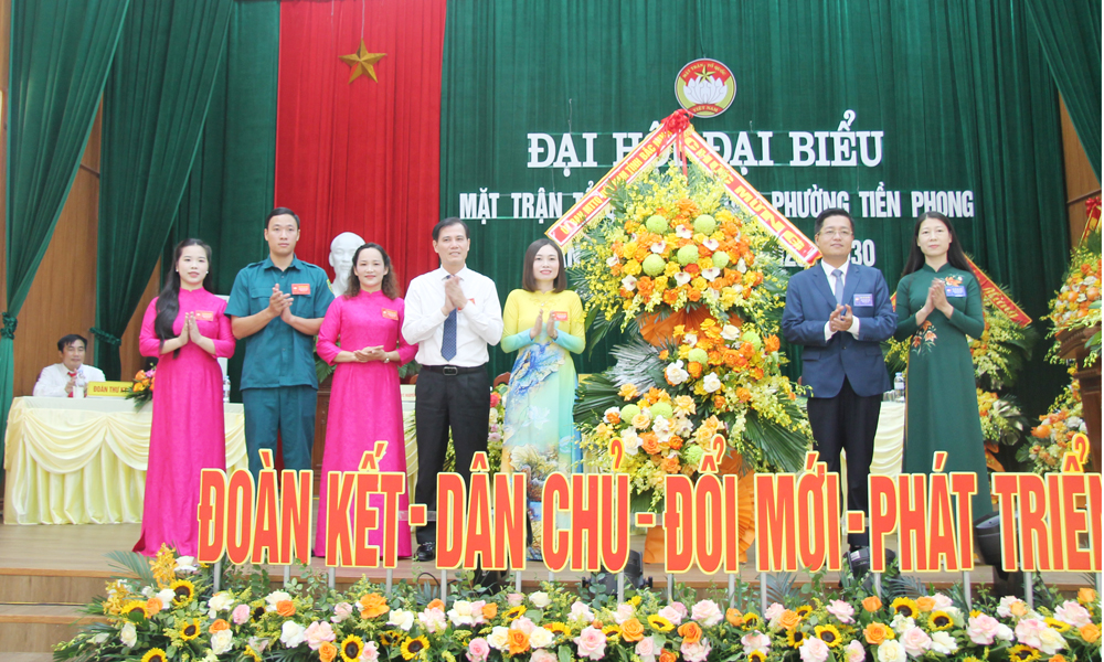  Đại hội MTTQ phường Tiền Phong: Chung sức xây dựng khối đại đoàn kết toàn dân vững mạnh