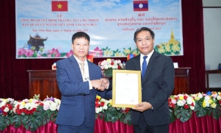 Thành lập Ban Quản lý cộng đồng người Việt Nam tại tỉnh Xay Sổm Bun (Lào)