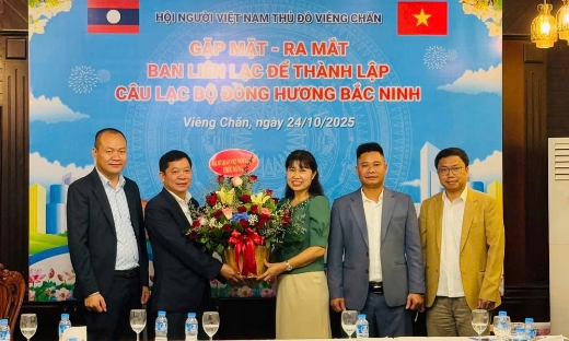 Ra mắt Ban Liên lạc đồng hương Bắc Ninh tại Lào